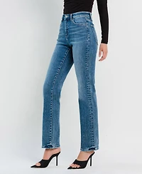 Flying Monkey Women's High Rise Straight Jeans