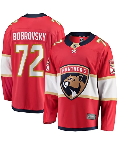 Fanatics Men's Sergei Bobrovsky Red Florida Panthers Breakaway Player Jersey