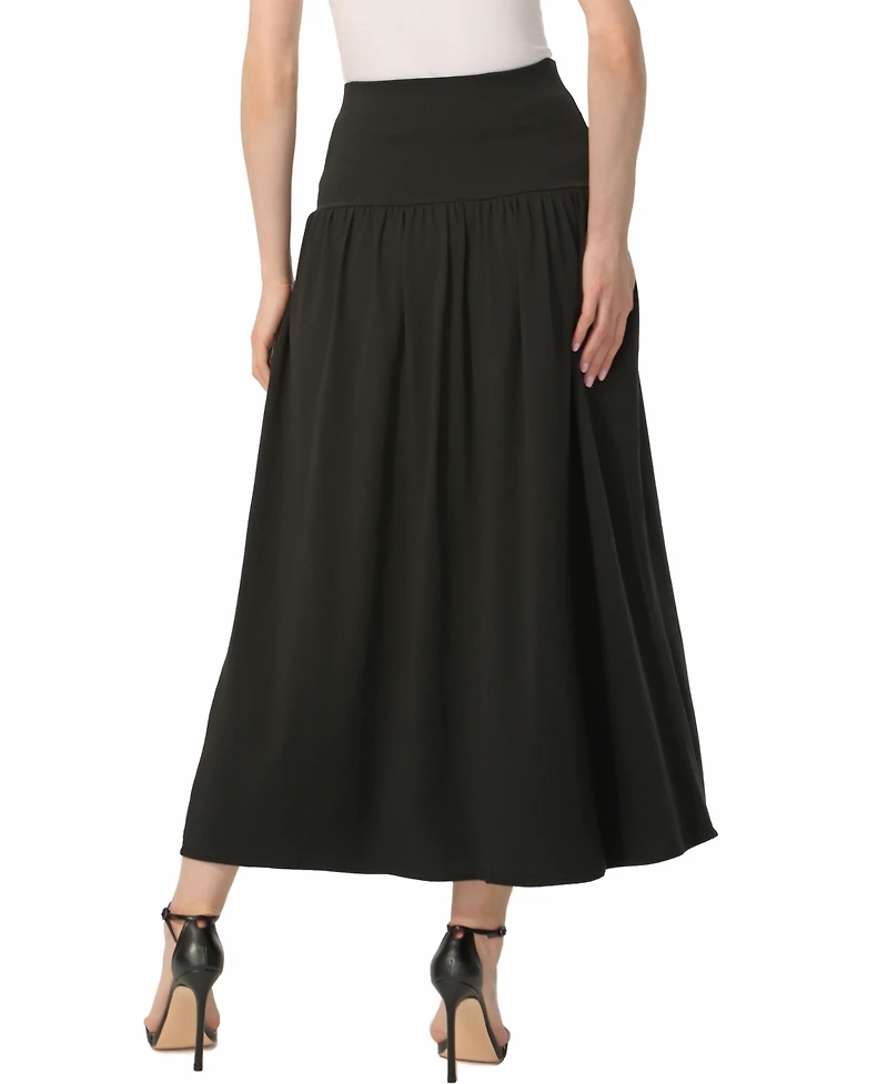 kimi + kai Women's Tiered Pull On Maxi Skirt
