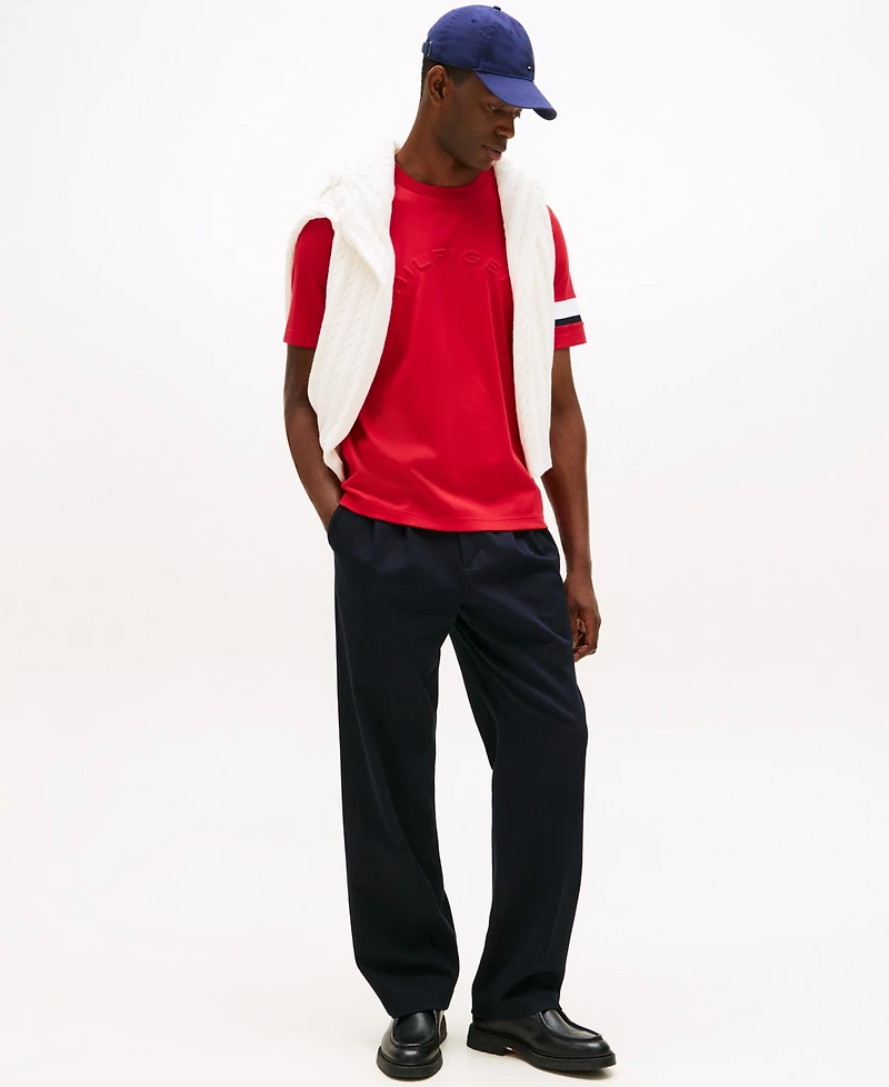 Tommy Hilfiger Men's Stripe Sleeve T-Shirt