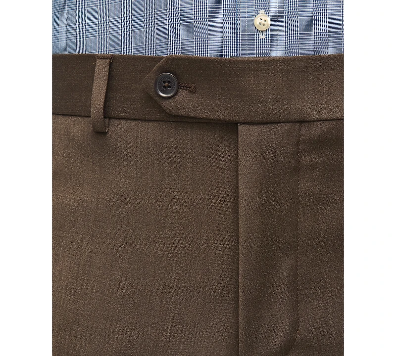 Brooks Brothers Men's Classic-Fit Wool-Blend Suit Pants