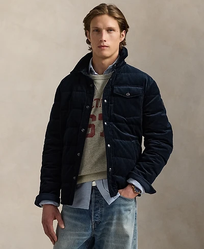 Polo Ralph Lauren Men's Quilted Corduroy Shirt Jacket
