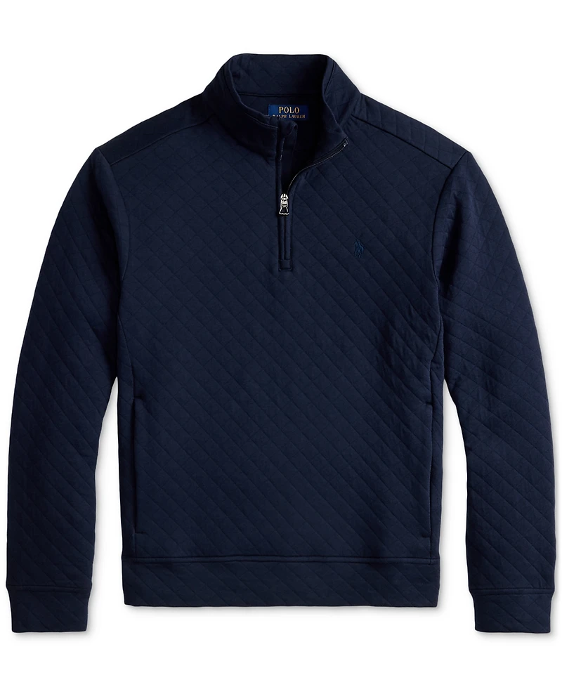 Polo Ralph Lauren Men's Quilted Double-Knit Jersey Pullover