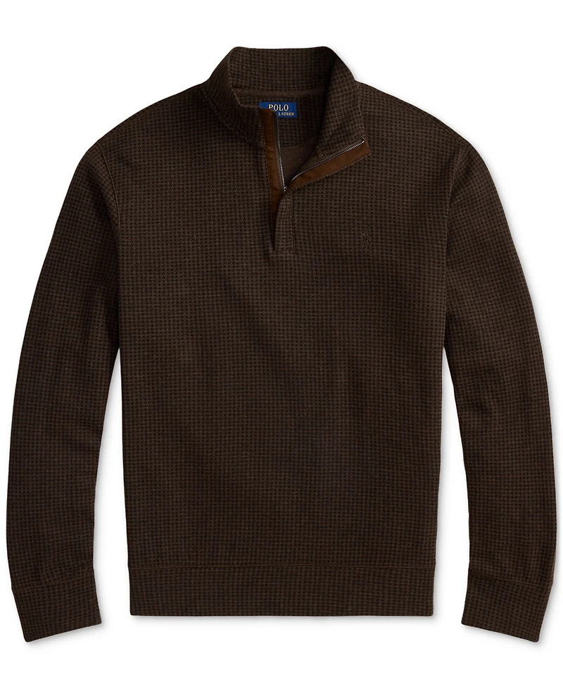 Polo Ralph Lauren Men's Houndstooth Luxury Jersey Pullover
