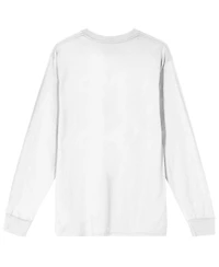 Sonic the Hedgehog Men's Ink Blot Knuckles White Long Sleeve Shirt