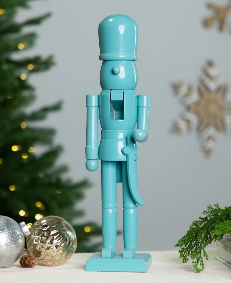Northlight 15" Nutcracker Soldier with Sword Christmas Figure