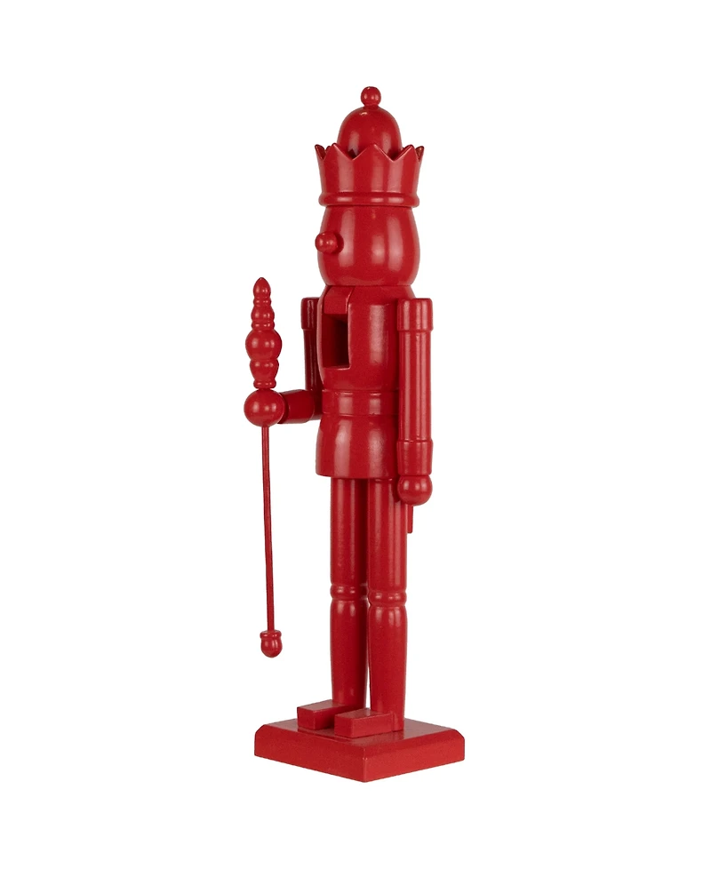 Northlight 15" Nutcracker King with Crown and Scepter Standing Christmas Figure