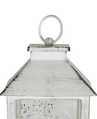 Northlight 11" Led Lighted Snowflakes Christmas Candle Lantern
