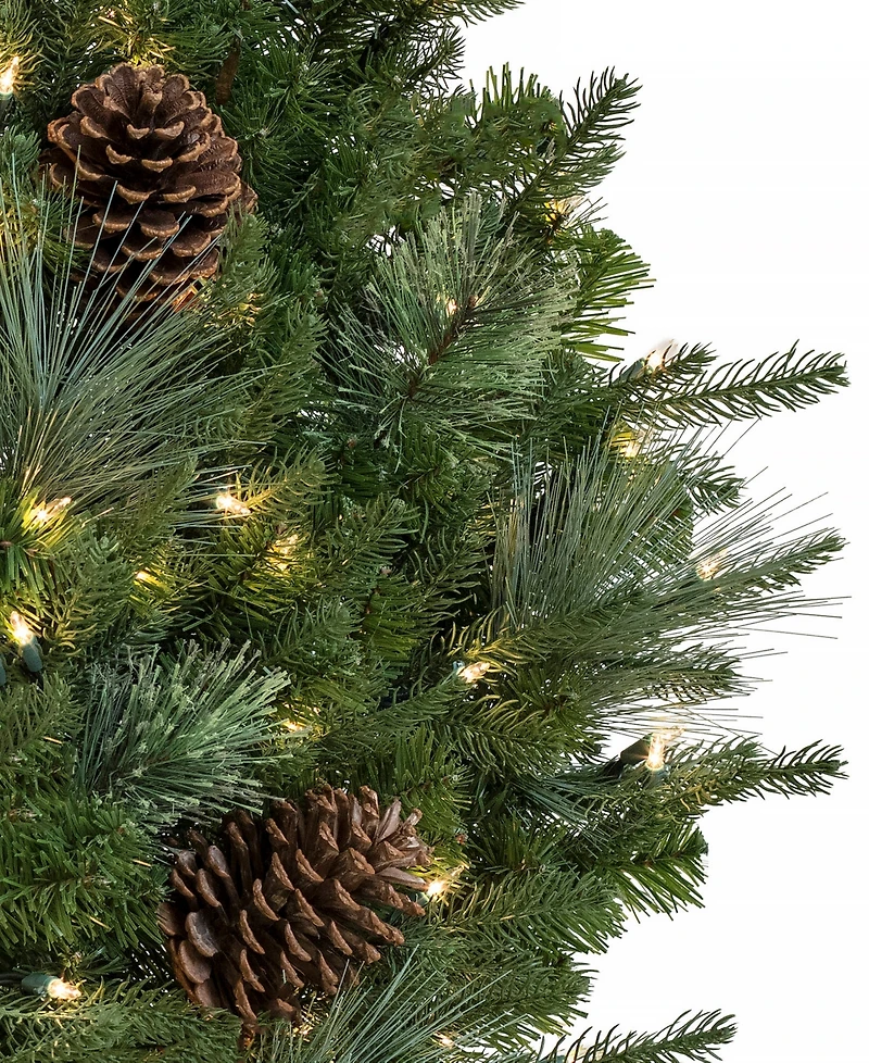 Balsam Hill 30" Mixed Pre-Lit Wreath