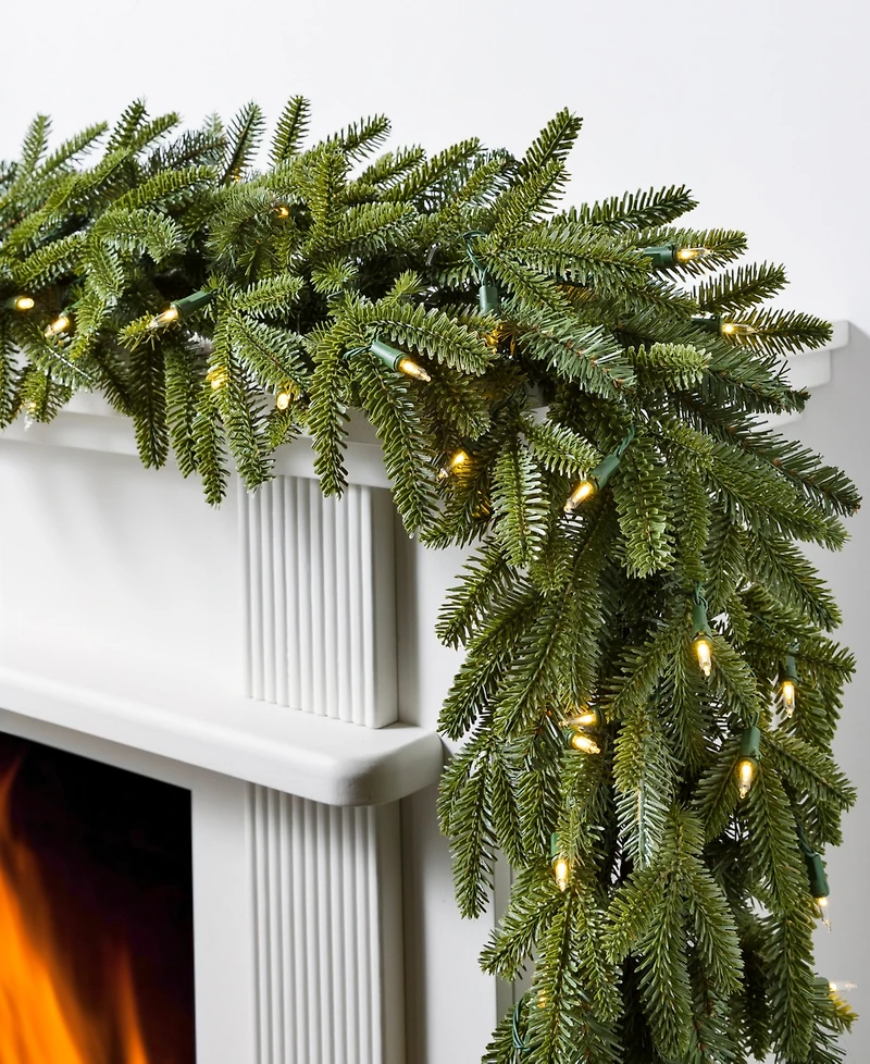 Balsam Hill 10 ft Fraser Fir Pre-Lit Garland