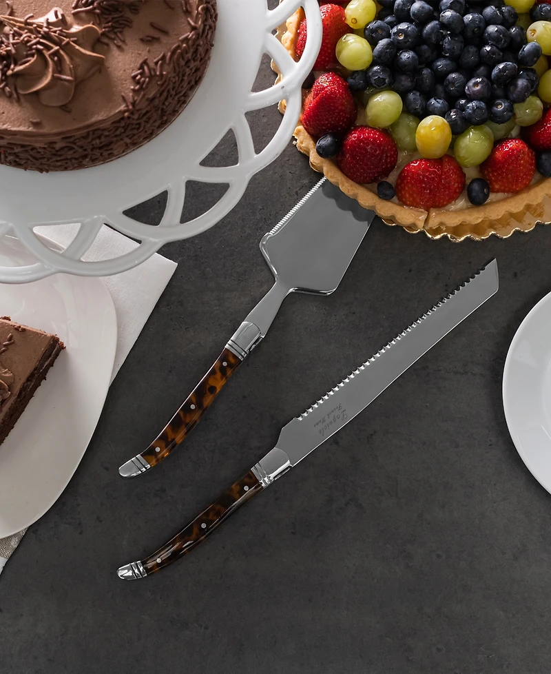 French Home Connoisseur Laguiole 2-Pc. Cake and Pie Server Set