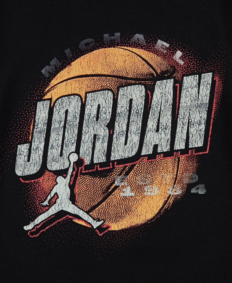 Jordan Big Boys Distressed Chrome T-Shirt