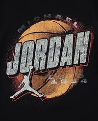 Jordan Big Boys Distressed Chrome T-Shirt