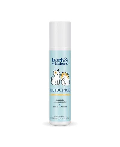 Bark & Whiskers Ubiquinol Liquid Pump for Dogs & Cats, 1.45 Fl. Oz. (43 mL), 149 Pumps, Supports Healthy Immune Function, Veterinarian Formulated, Non