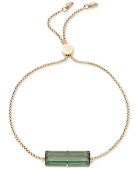 Lauren Ralph Baguette Erinite Slider Bracelet