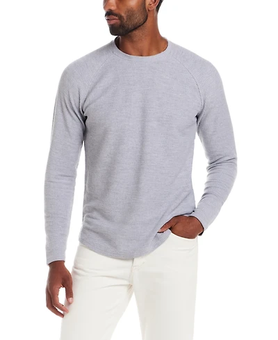 Weatherproof Vintage Men's Long Raglan Sleeve Ribbed Crewneck T-Shirt