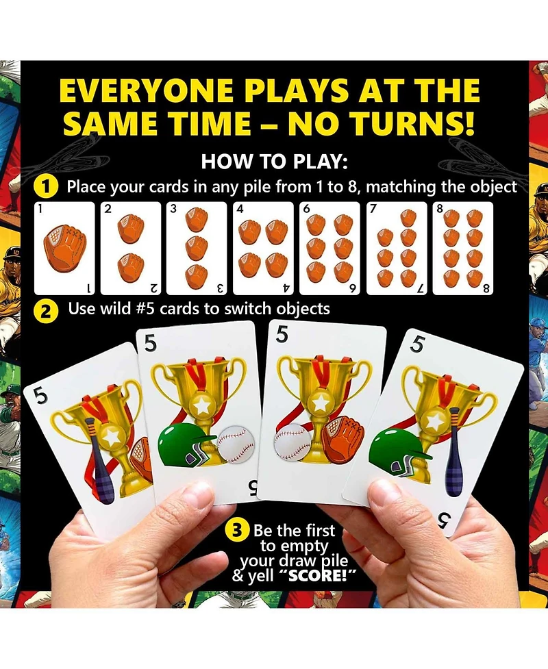 Quokka Fast-Paced Card Game for Kids & Adults – 128 Cards Easy Rules 2-8 Players Ages 8+ Perfect Family Games Night, Travel and Parties