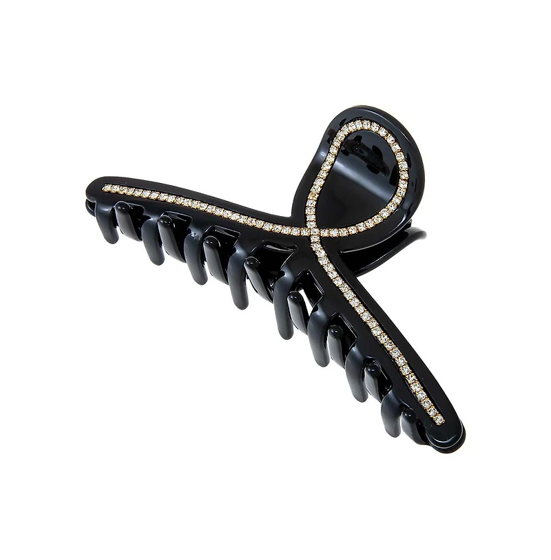 By Adina Eden Rhinestone Loop Large Claw Clip