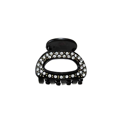 Rhinestone Cutout Small Hair Claw Clip By Adina Eden
