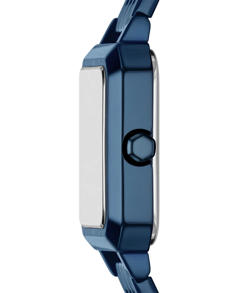 A|X Armani Exchange Women's Quartz Three-Hand Blue Stainless Steel Watch, 27mm