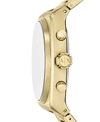 A|X Armani Exchange Men's Quartz Chronograph Gold Stainless Steel Watch, 40mm