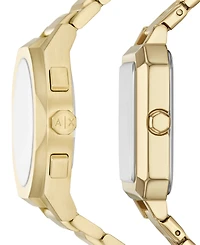 A|X Armani Exchange Men's Sync Quartz Chronograph Gold Stainless Steel Watch, 42mm