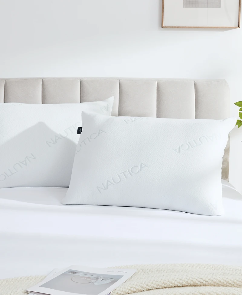 Nautica Diagonal Knit 2-Pack Pillow, King
