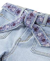 Levi's Big Girls Embroidered Belt Flared Jeans
