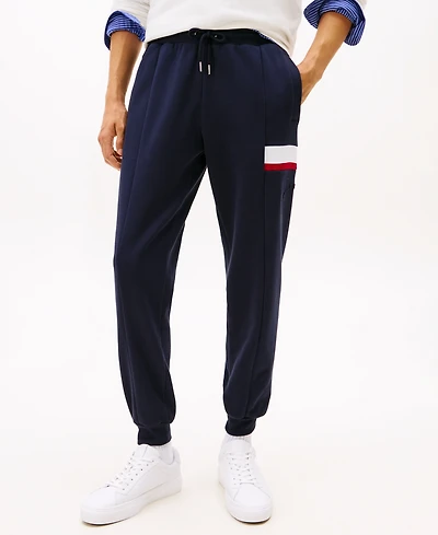 Tommy Hilfiger Men's Flag Insert Drawstring Sweatpants