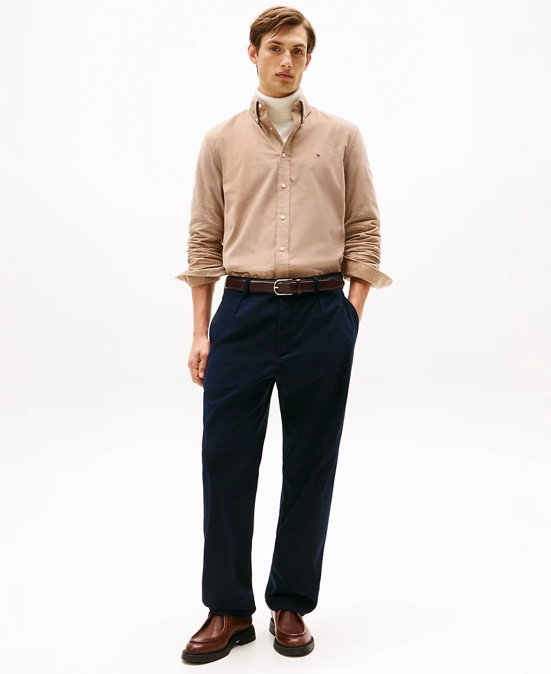 Tommy Hilfiger Men's Regular-Fit Solid Corduroy Shirt