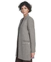 Calvin Klein Women's Long-Sleeve Open-Front Topper Jacket