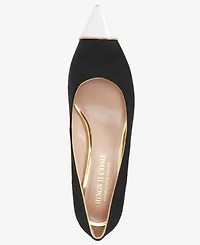 Things Ii Come Women's Jacey Luxurious Pointed-Toe Kitten Heel Pumps