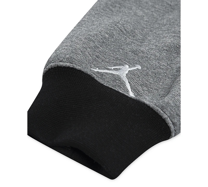 Jordan Big Boys Colorblocked Logo Pullover Hoodie