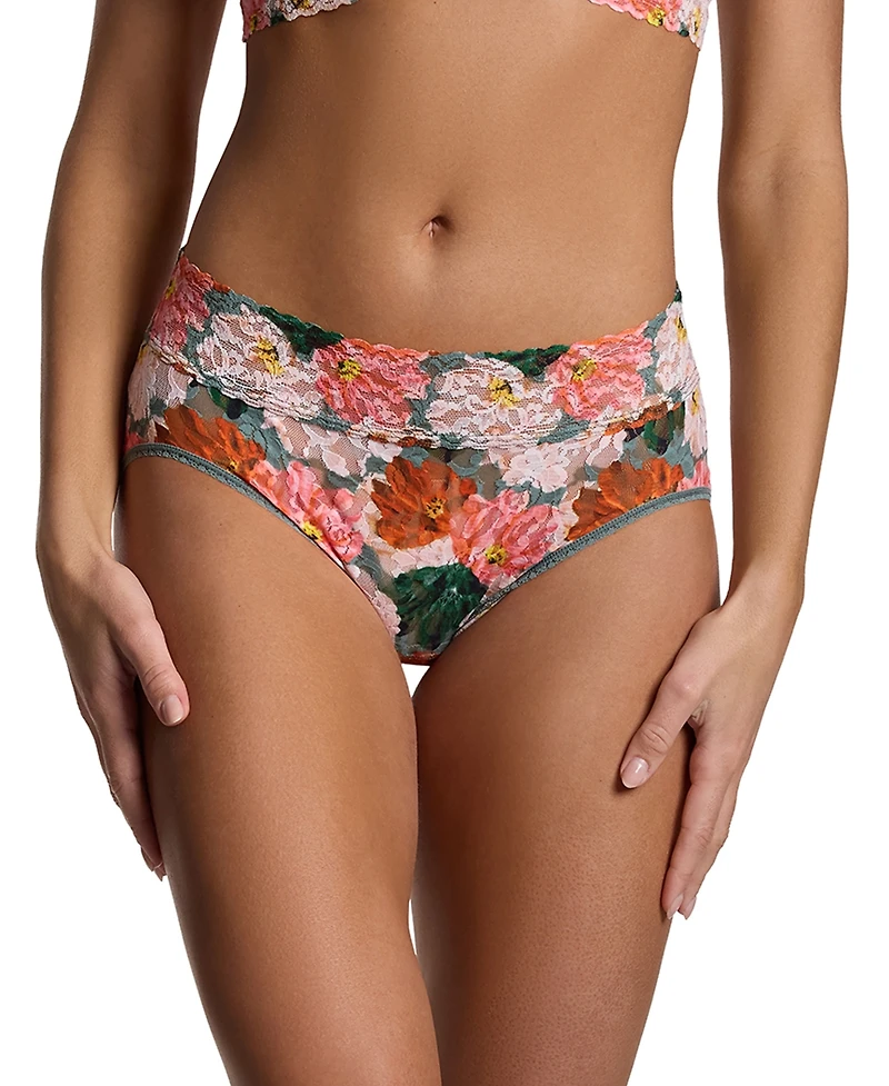 Hanky Panky Women's Printed Signature Lace French Brief Panty
