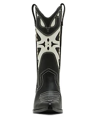 Madden Girl Women's Saloonn Novelty Cowboy Boots