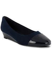 Jones New York Women's Junelle Cap Toe Wedge Flats