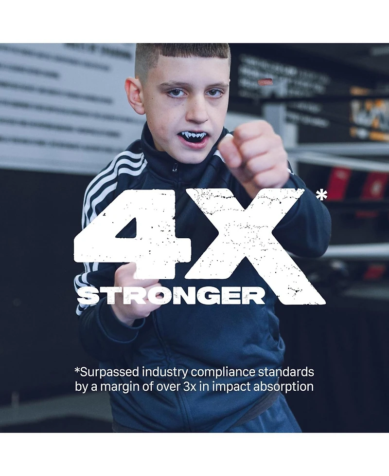 SafeJawz Ortho Protective Sports Mouth Guard for Braces with Case Boxing, Basketball, Lacrosse, Football, Mma, Hockey - Ice Pink