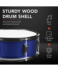 Best Choice Products 5-Piece Beginner Drum Set w/ Snare, Bass, Toms, Cymbal, Hi-Hat, Sticks, Pedal