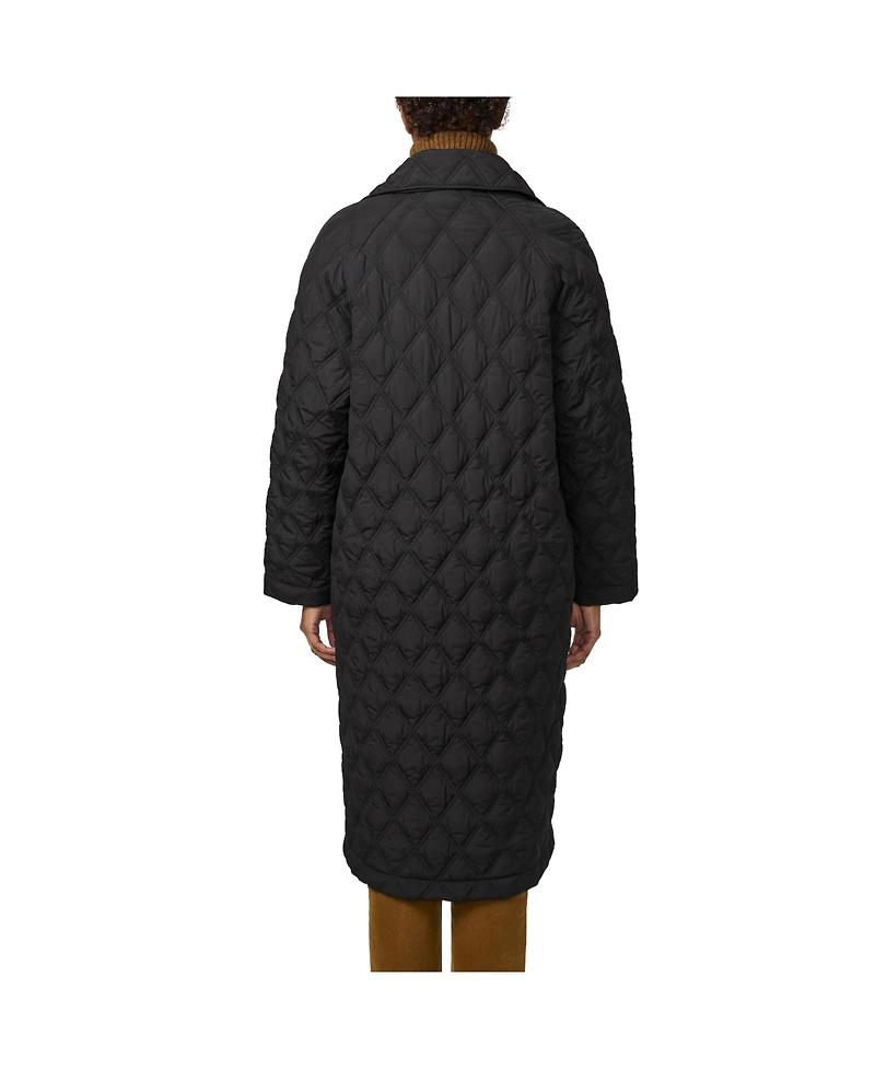 Bernardo Women's Quilted Duster Coat