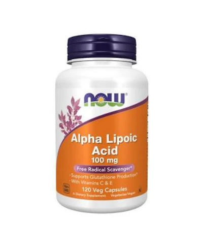 Now Foods Alpha Lipoic Acid 100 Mg 120 Veg Caps