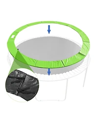 Yescom Trampoline Mat & Pad Replacement Kit with V-Hooks Fits ft Trampoline Frame