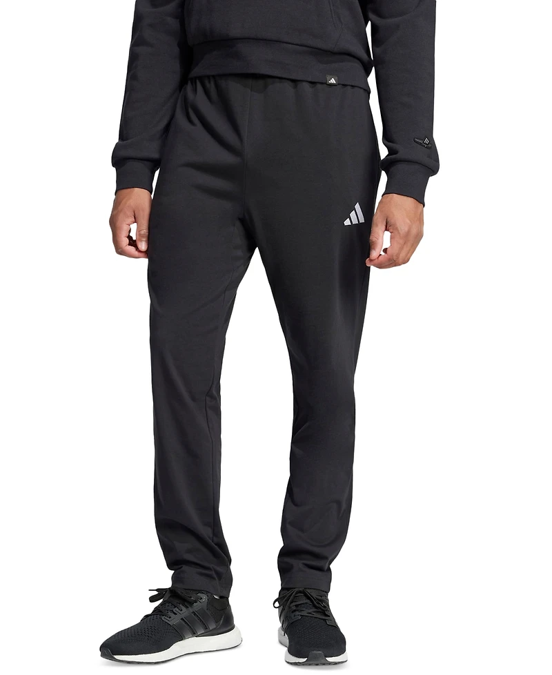 adidas Men's Essentials Small Logo Single Jersey Pants