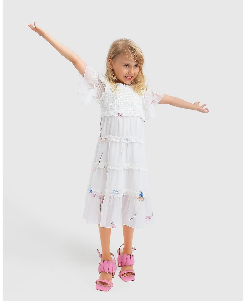Belle & Bloom Child Girls La Fille Tiered Dress