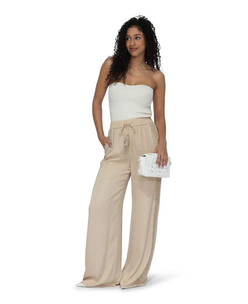 Belle & Bloom Women's Everywhere All At Once Wide Leg Pant