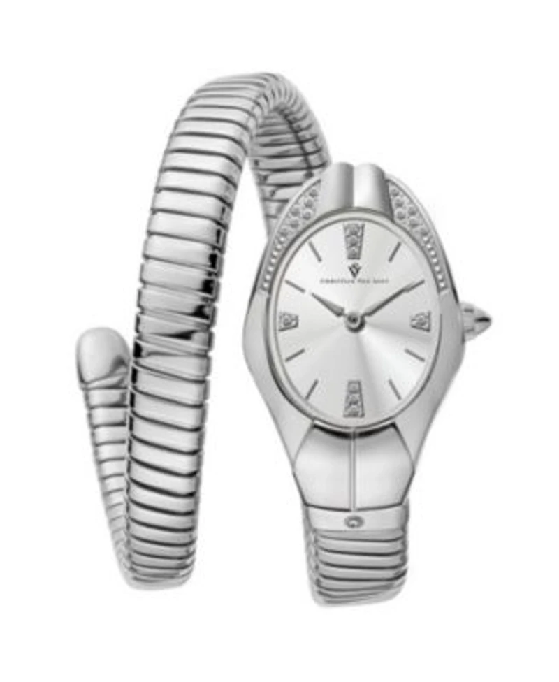 Christian Van Sant Womens Naga Silver Dial Watch Cv0881