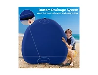 Akiudex 1 or 2 Person Inflatable Towable Tube for Boating with Drainage