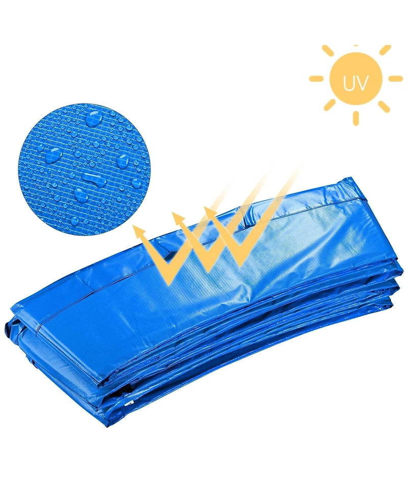Yescom Trampoline Mat & Pad Replacement Kit w/ 72V-Ring for 14ft Round Trampoline Frame