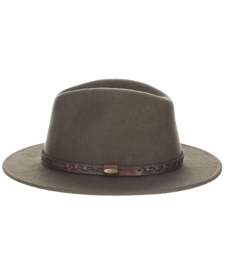 Scala Men's Crush Felt Safari Hat