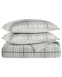 Charter Club Brushed Cotton Plaid 3-Pc. Quilt Set, Full/Queen, Macy's Exclusive