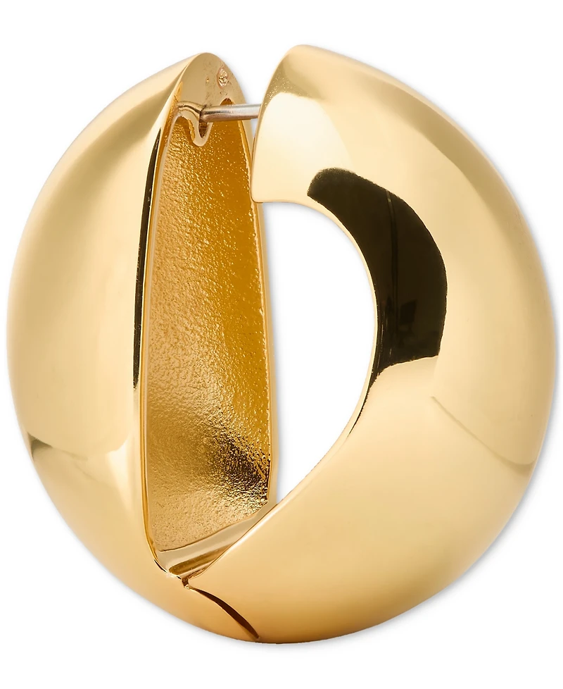 kate spade new york Sculpted Huggie Hoop Earrings